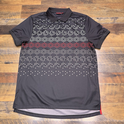 Puma Polo Shirt Adult Large Black Sport USP Golf
