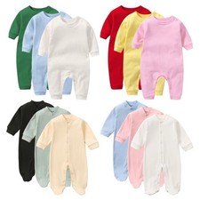 Newborn Baby Jumpsuits Growing Rompers Sleepsuits One-pieces Jumpers Grows