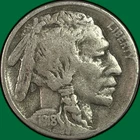 1918-S Buffalo Nickel Very Fine VF Coin #42436