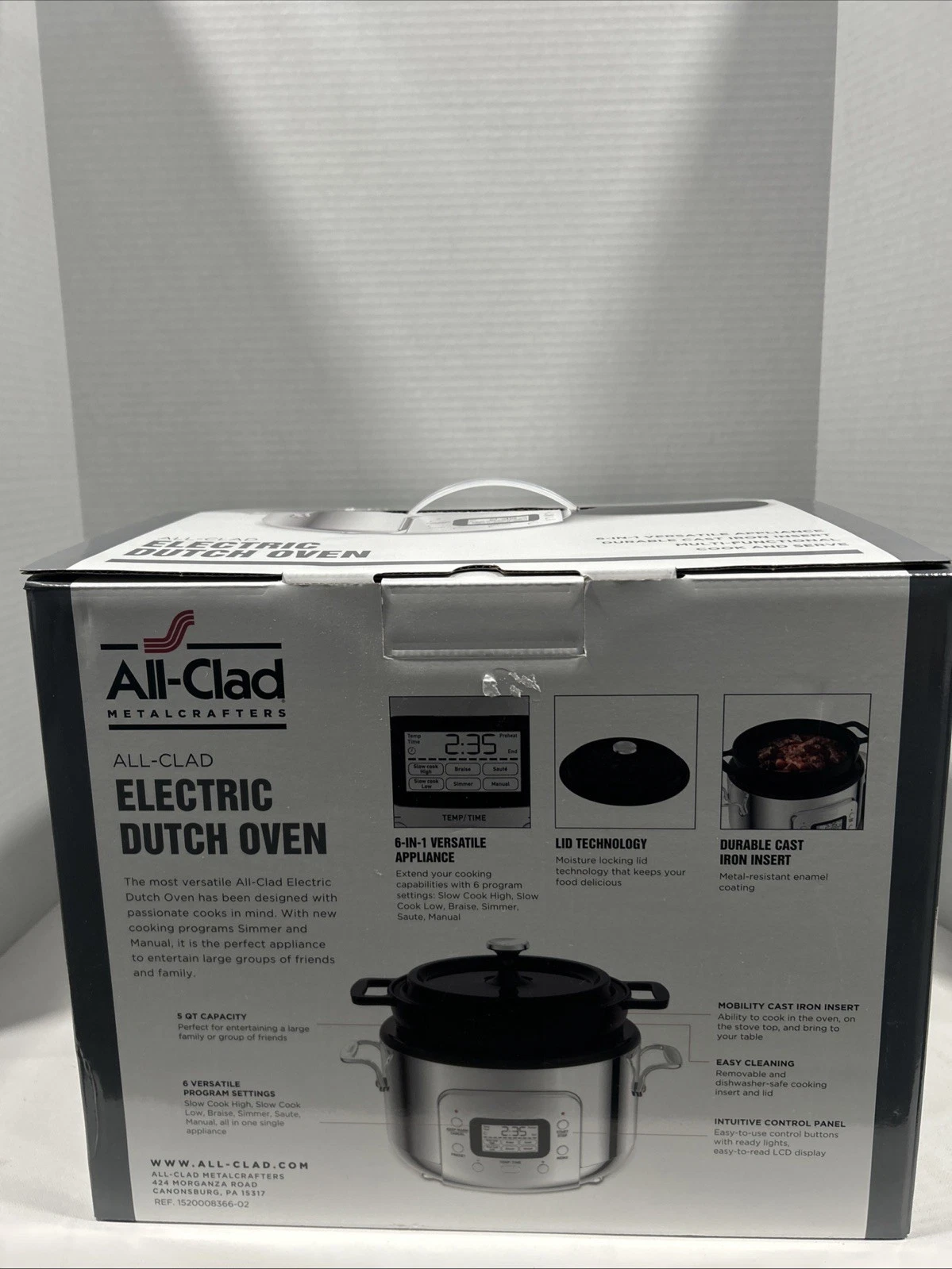 All-Clad Serie SC10 Slow Cooker Dutch Oven - Thumbnail 2