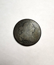 1807 US Draped Bust Large Cent Coin S-273  Large 7