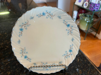 Lenox USA CHANSON Salad / Bread & Butter Plate 7  Ivory Blue Platinum