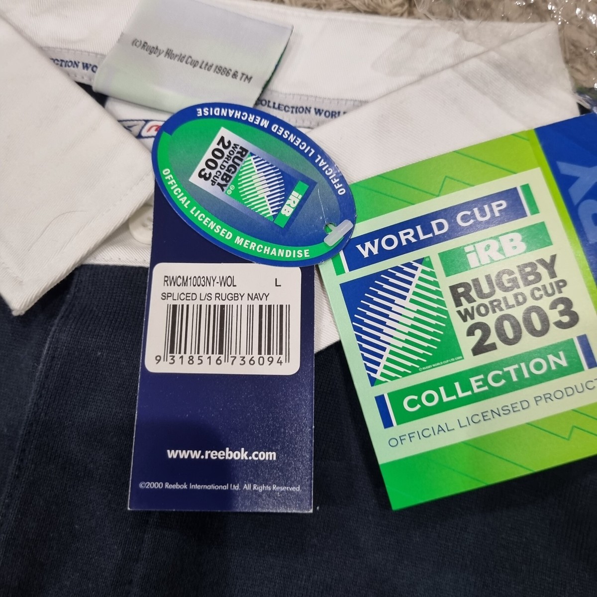 T-shirt IRB Collection Coupe Du Monde Rugby 2003 - Taille XL - Neuf