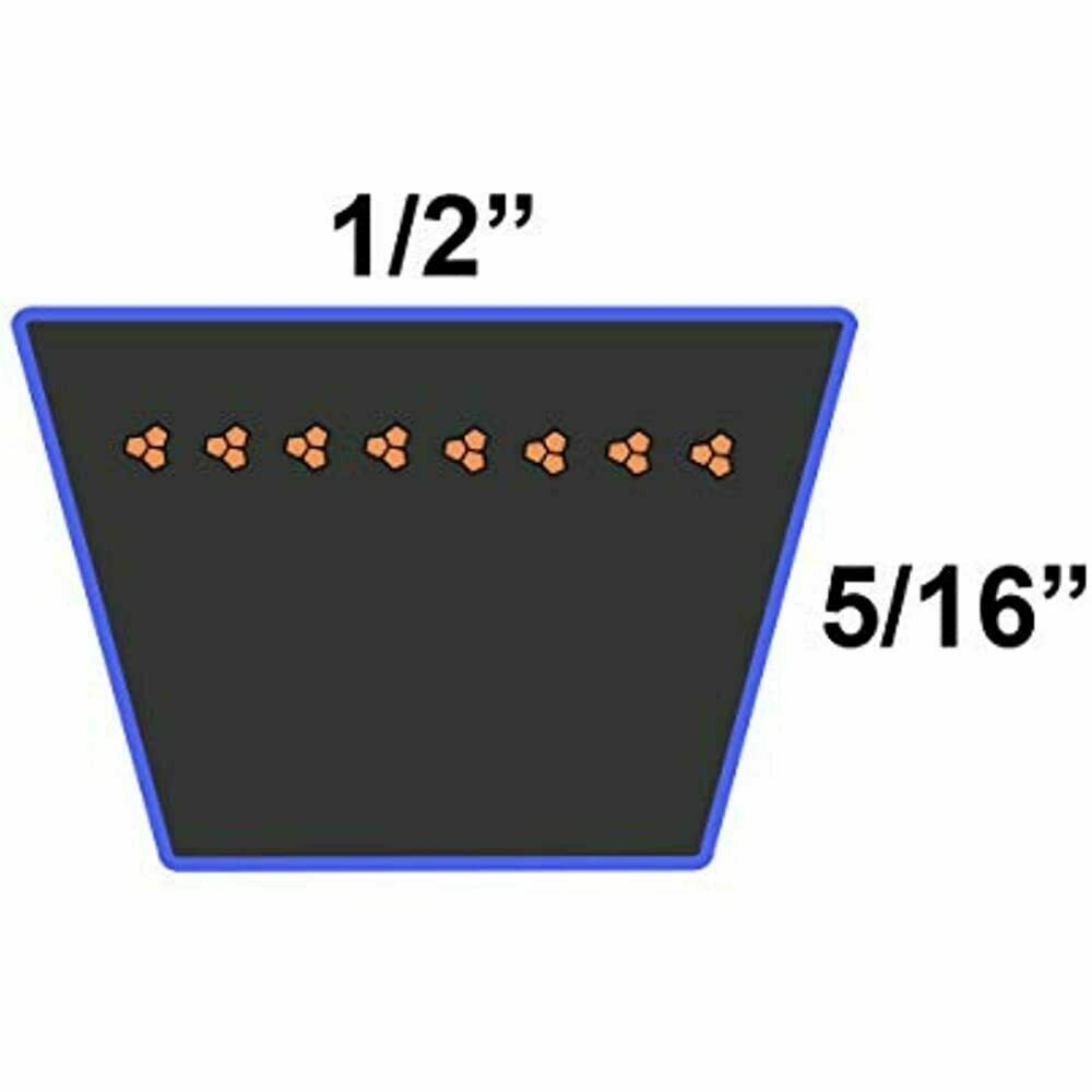 Deck Drive Belt 1/2"x 101" For 42" Cut Craftsman YS4500 T2200 DLS 3500