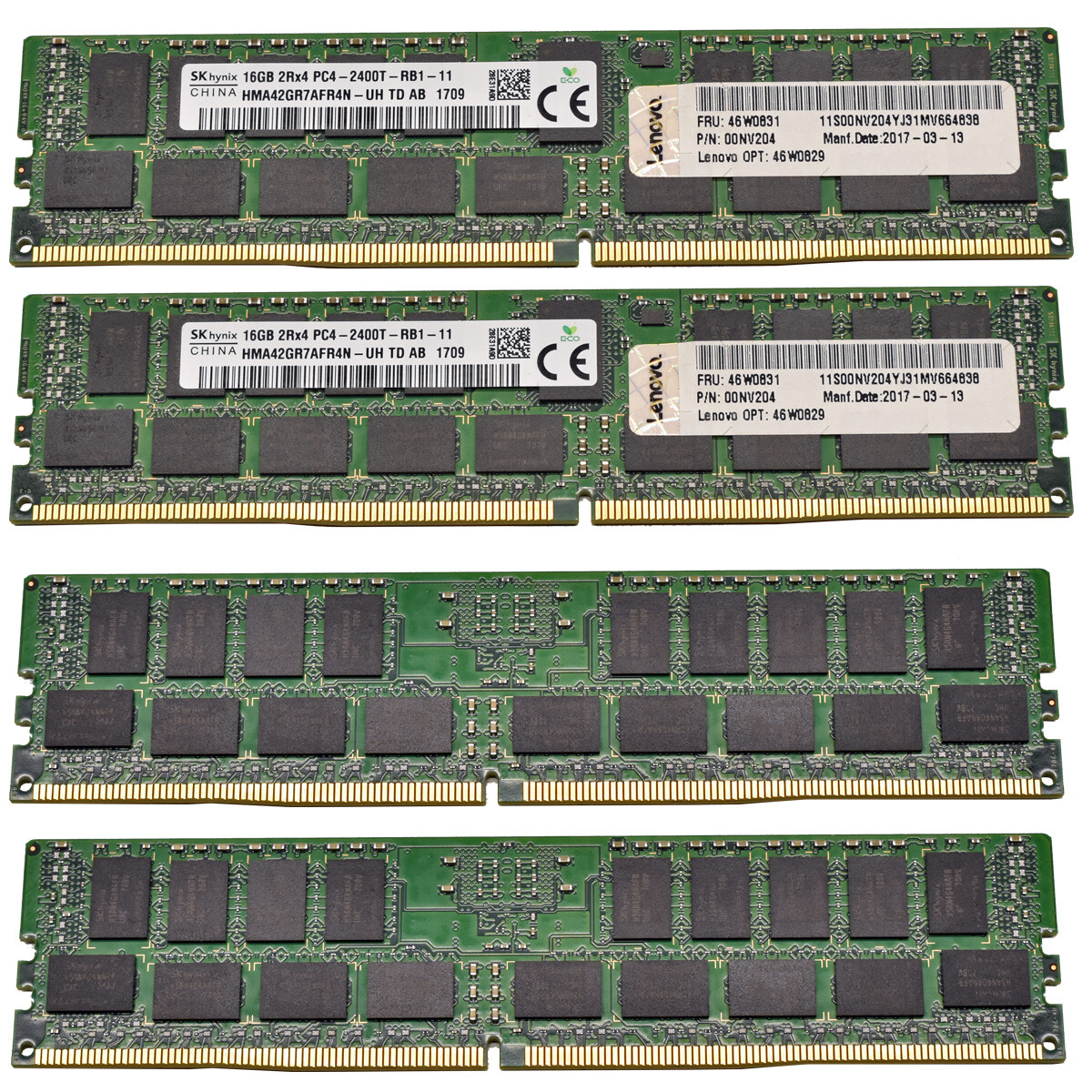 Lenovo Hynix DDR4-2400T 16GB×4(64GB) 64GB Lenovo SKhynix 4x16GB 2Rx4 PC4-2400T DDR4 RAM