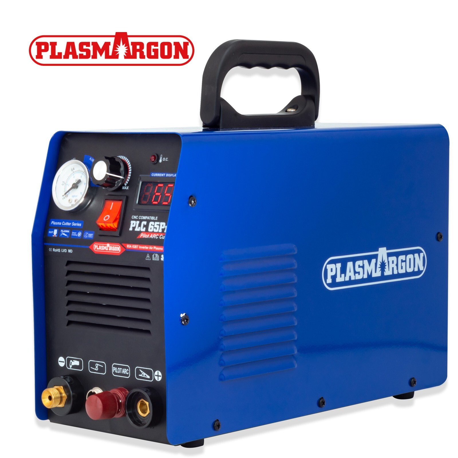 CUT65P IGBT Pilot Arc Plasma Cutter CNC Cutting 18mm 65A 230V Inverter