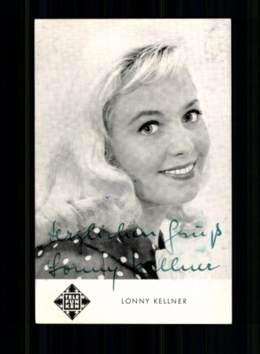 Lonny Kellner Autograph Card Original Signed # BC 217302
