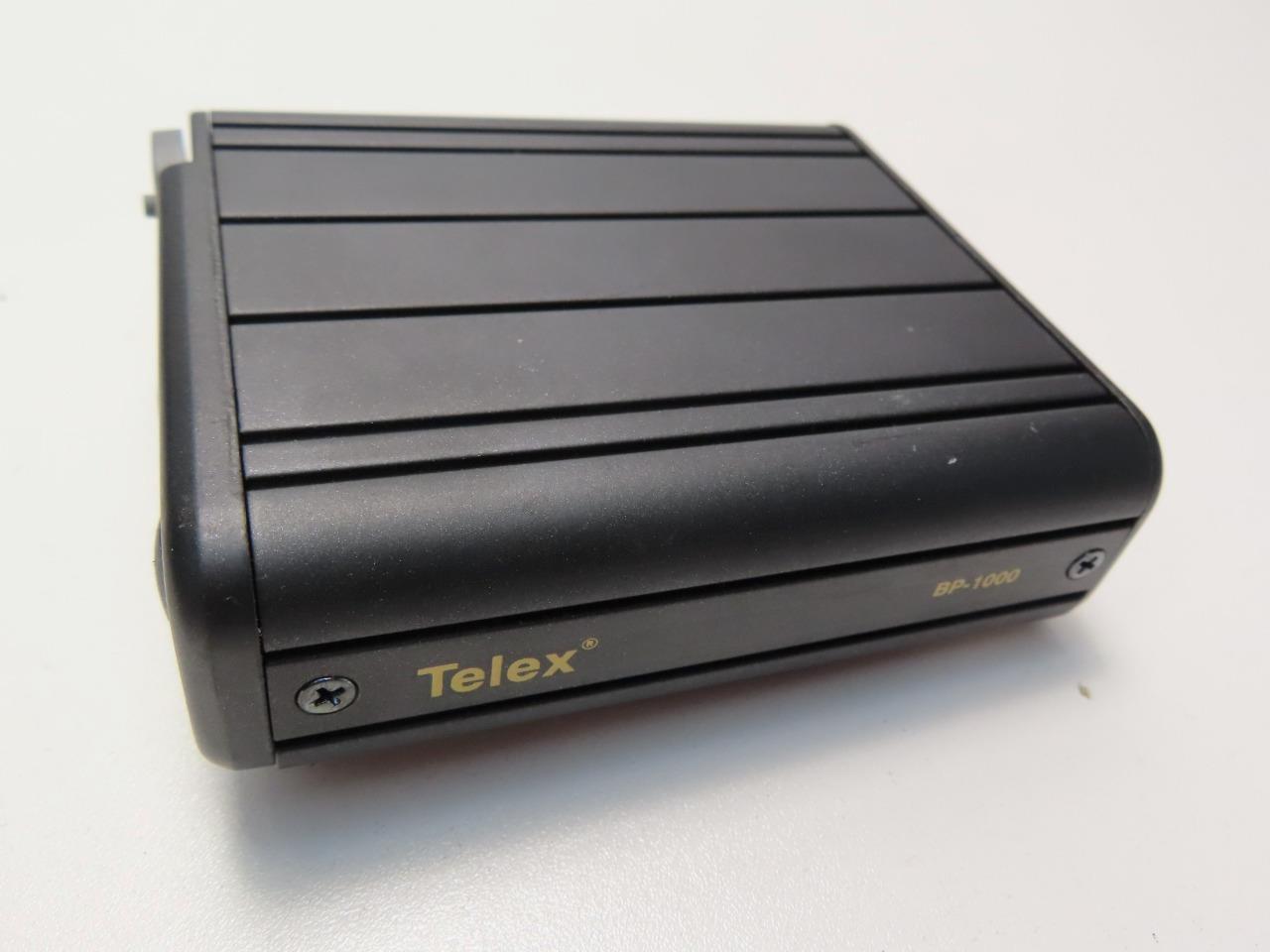 TELEX BP1000 BELTPACK W/TELEX 64437008 DUAL EAR AVIATION HEADSET eBay