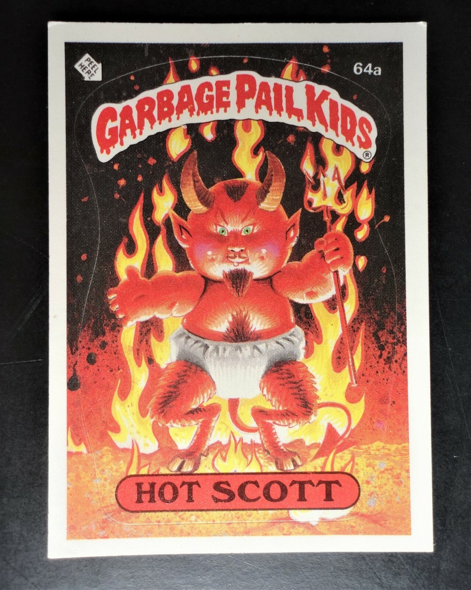 Garbage Pail Kids Hot Scott / Card #64a / Topps Original 1985 | eBay