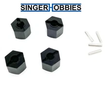 RACERS EDGE RCE1960 12mm Wheel Hex Adapters with Pins (4) for CEN F250 HRP