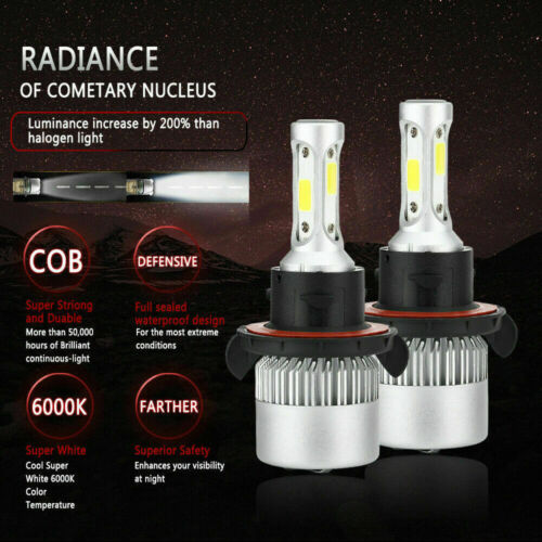 For 2010-2013 Ford Transit Connect 6x LED Headlights + Fog Lights Bulbs Combo S2 - Picture 6 of 12