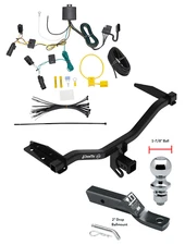 Trailer Hitch For 18-20 GMC Terrain Diesel Complete Package Wiring & 1-7/8" Ball