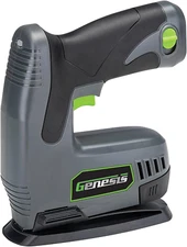 GLSN08B 8 Volt Cordless Electric Staple Gun with Battery Pack, Charger, Staples,