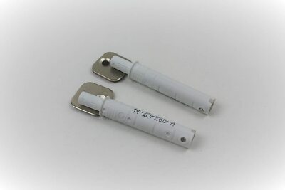 Hettich Türdrucköffner'' Push to Open'' zum Einlassen, weiß 50 x 10mm 2 Stück