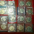 1980 - 1989 P D Kennedy Halves BU Mint Cello 16 Coins NO 1982, 1983 SHIPS FREE!!