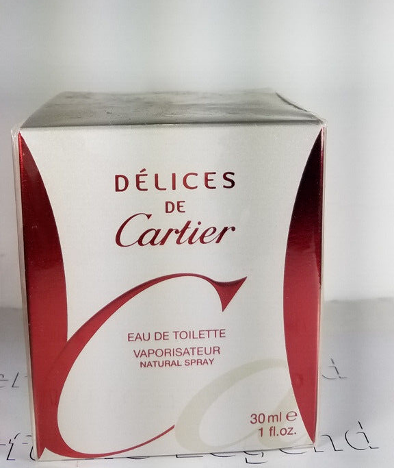 DELICES DE CARTIER FOR WOMEN 1 FL.OZ EAU DE TOILETTE SPRAY SEALED