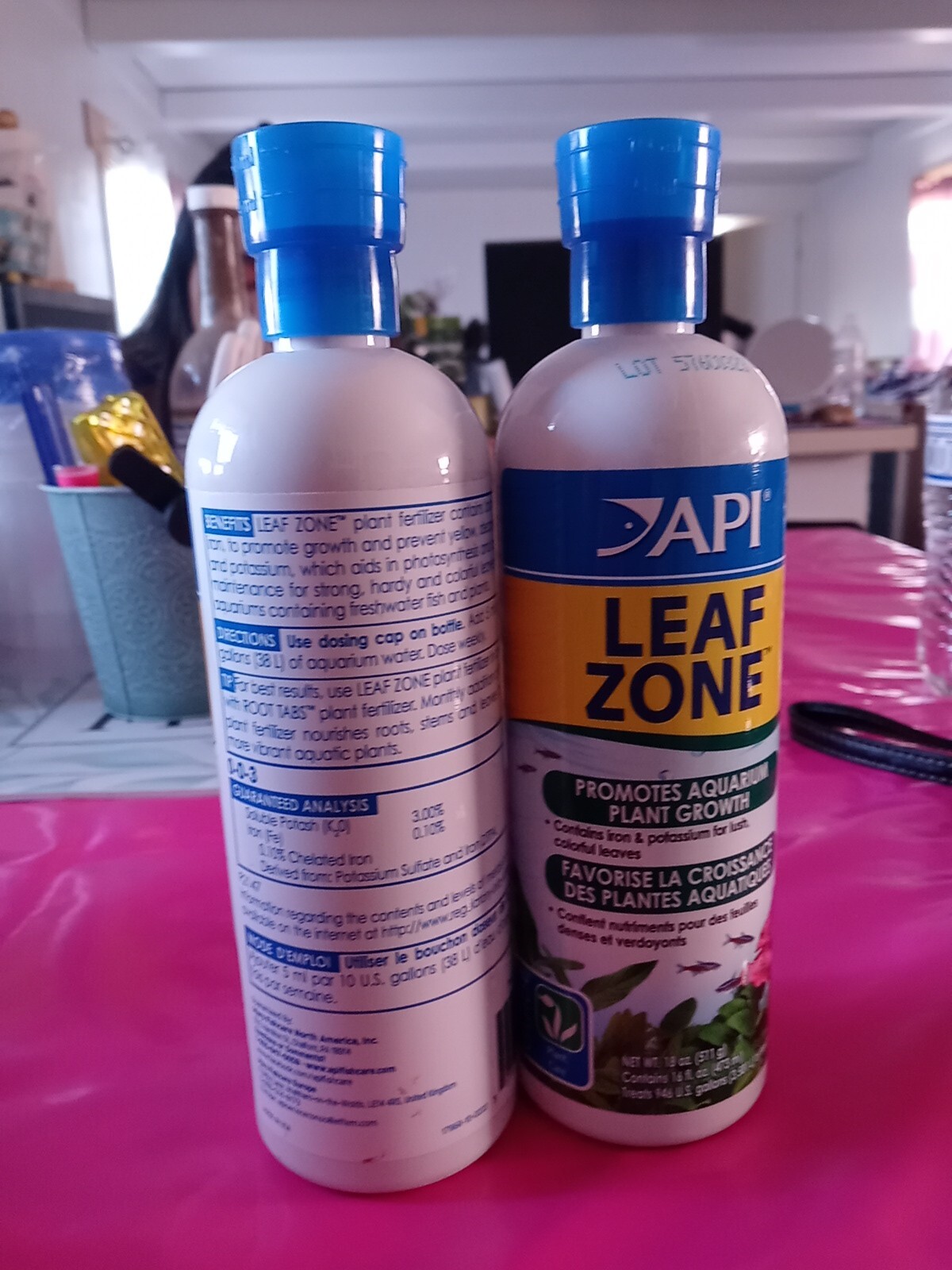 2 Pack API Leaf Zone Aquarium Plant Food Supplement 16 Ounces X2 New