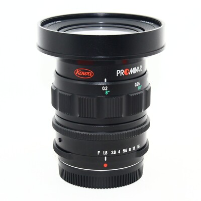 Mint] KOWA PROMINAR 12mm F1.8 black Lens Micro Four Thirds From