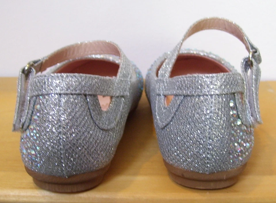 Link Sabina-1KA Plata Estrás Mary Jane Navidad Zapatos de Vestir 4 5 6 7 8 Foto 4 de 4