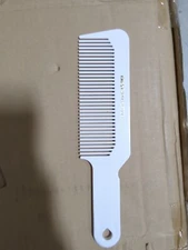 Krest 9001 Clipper 8-1/2" flat top Comb White - made in USA heat resistant 