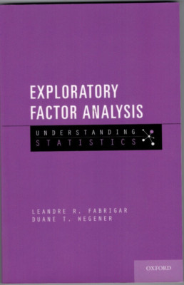 Exploratory Factor Analysis (Understanding Statistics) (2012, Paperback)