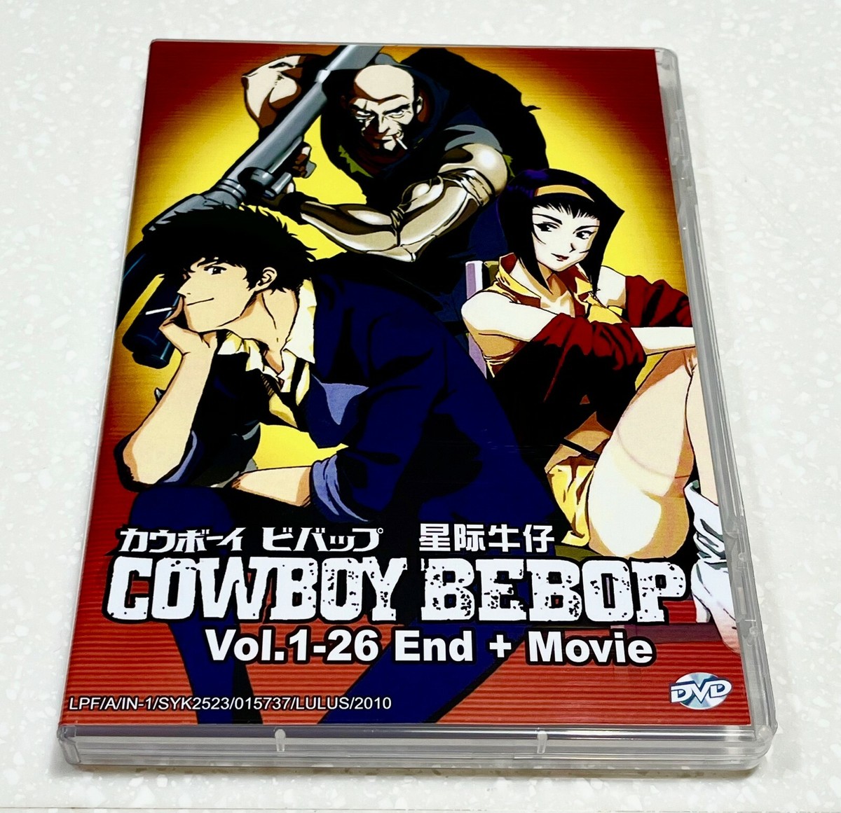 Cowboy Bebop (VOL.1 - 26 End + Movie) ~ All Region ~ English Cowboy Bebop (VOL.1 - 26 End + Movie) ~ All Region ~ English