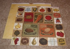 Bo Bunny Double-Sided Paper(2) ~ Farmers Market