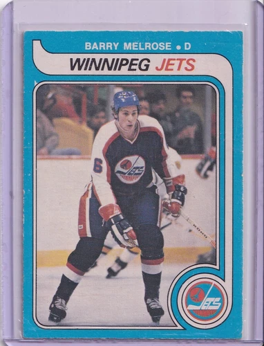 1979-80 O-Pee-Chee Barry Melrose Rookie #386 Winnipeg Jets DMG
