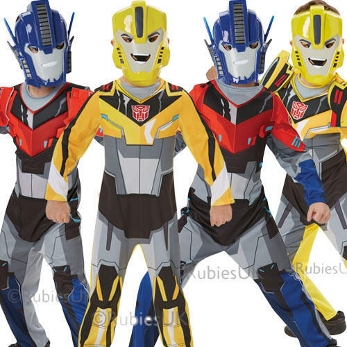 Transformers Boys Fancy Dress Superhero Movie Childrens Kids Costume Outfit