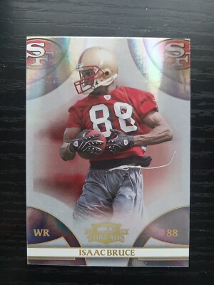 2008 Donruss Threads Isaac Bruce #d/50 Holo Gold Parallel #12 Rams 49ers Free Sh
