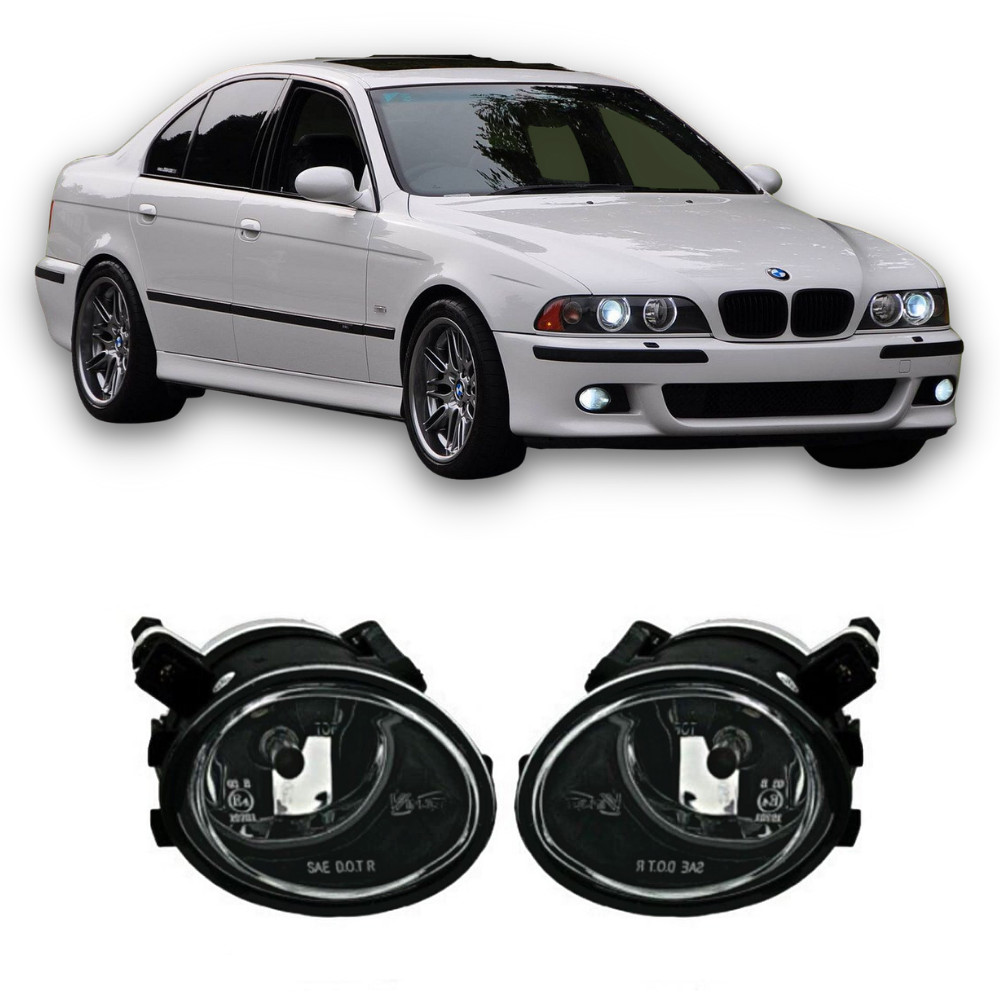 Antibrouillards HB4 look cristal pour BMW E39 Pack M5 phase 1 et 2
