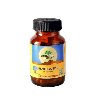 Organic India Beautiful Skin Capsule 60 capsules, Skin Infections, Blemishes
