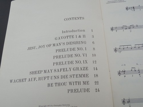 Parkening Plays Bach - Virtuoso Music for Guitar - Music Book - Picture 2 of 2