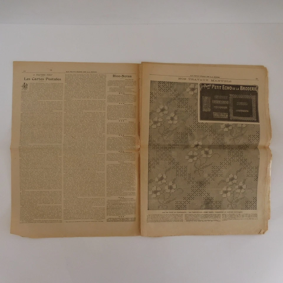 Le Petit Echo de la Mode N°44 dimanche 3 novembre 1907 Belle époque Paris France - Photo 3/4