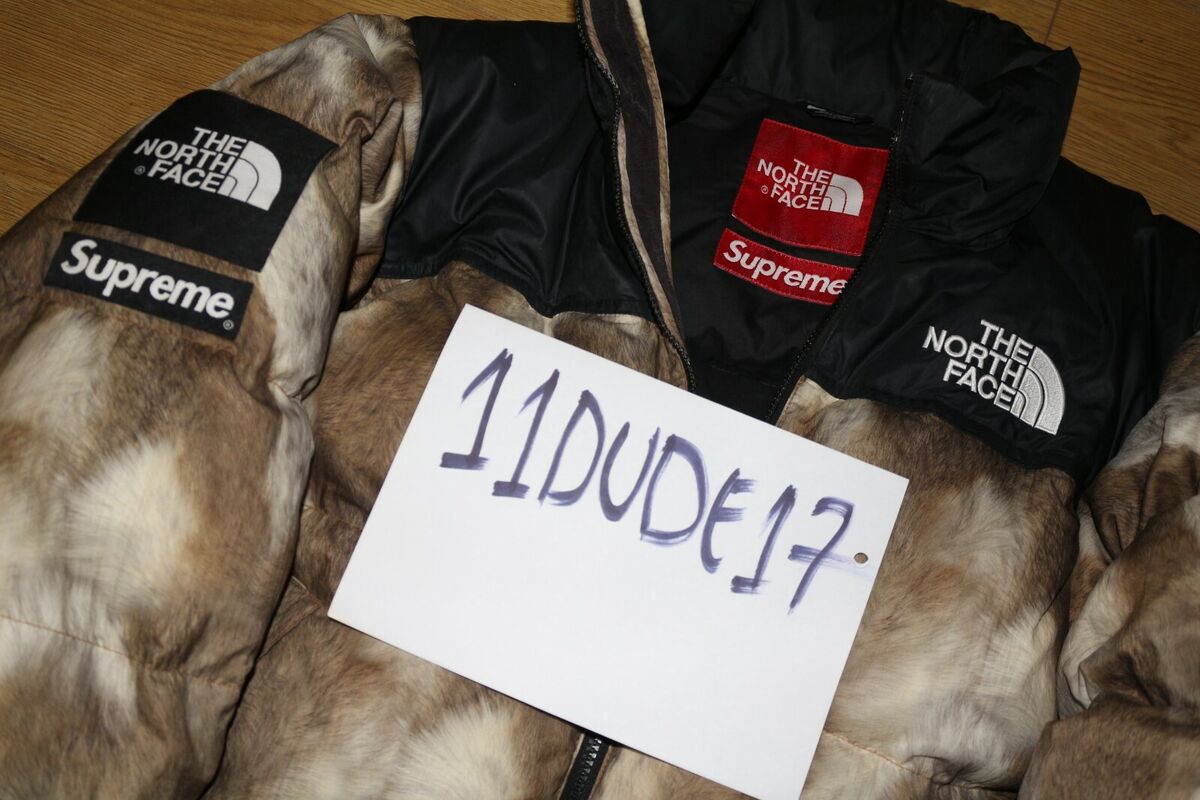 SUPREME x TNF FUR PRINT NUPTSE DOWN JACKET 13FW SMALL | eBay SUPREME x TNF FUR PRINT NUPTSE DOWN JACKET 13FW SMALL | eBay