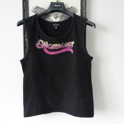 Oviesse Brown Glamour Sequin Tank Top Size M Knit