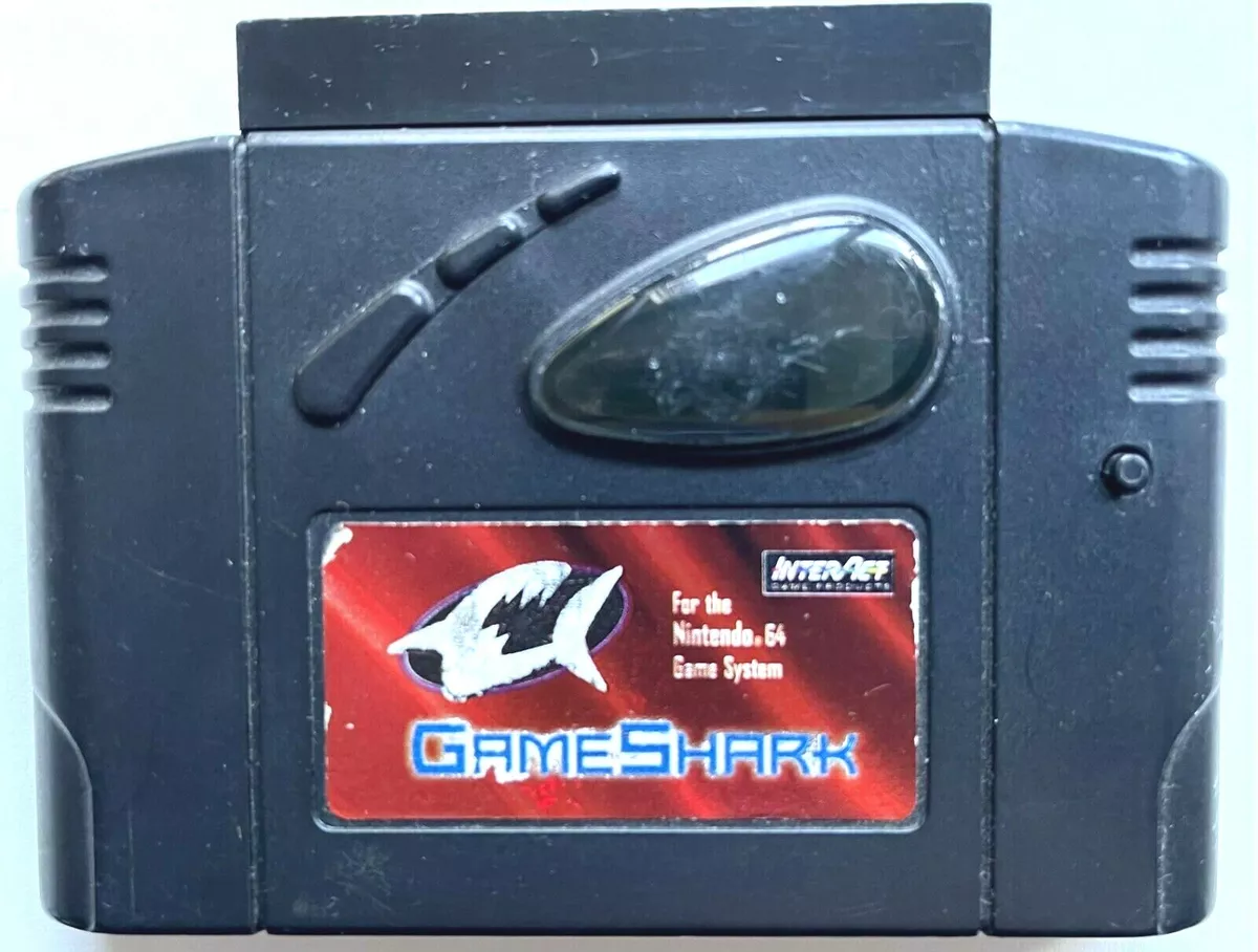 ORIGINAL VINTAGE NINTENDO 64 INTERACT GAME SHARK CARTRIDGE NES64 VERSION 2.1