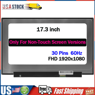 for HP 17-CN0033DX LCD Screen Replacement 17.3'' 30 pins 60Hz 1920x1080 IPS Panel