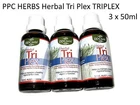 3 x 50ml PPC HERBS Herbal Tri Plex 150ml TRIPLEX Parasitic Defence Worms Flukes