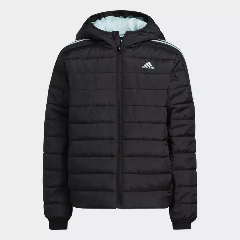 adidas Girls Cozy Black Puffer Jacket Size XSMALL 6 NWT MSRP 80.00