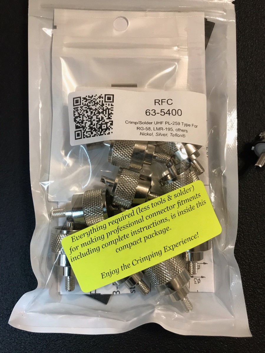 BNC Crimp Per Cavi Coassiali Connettore RF BNC Maschio Per Crimpatura Compatibile Con Cavi - Foto 6