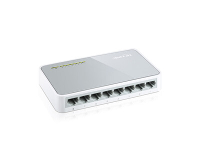TP-LINK SWITCH TL-SF1008D 8P LAN DESKTOP 10/100M RJ45 KUNSTSTOFFGEHÄUSE