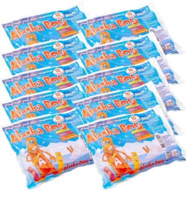 Alaska Boy Wassereis | Stangeneis zum Selbstgefrieren 10 x 50ml (10er Pack)