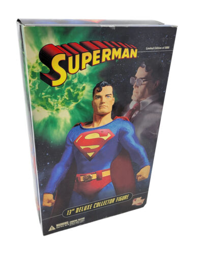 Dc Direct Superman / Clark Kent 13” Deluxe Collector Figure Limited To 5000 - Picture 1 of 5
