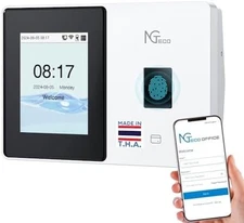 NEW IN BOX NGTeco Cloud-Based Fingerprint+RFID Smart Time Clock - TC2 - White