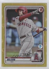 2020 Bowman 1st Edition Gold Foil 15/50 Will Wilson #BFE-147 0b0