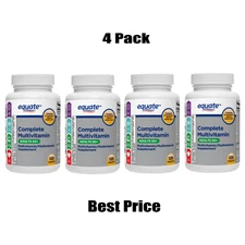 Complete Multivitamin/Multimineral Supplement Tablets, Adults 50+ 125 Ct 4 Pack