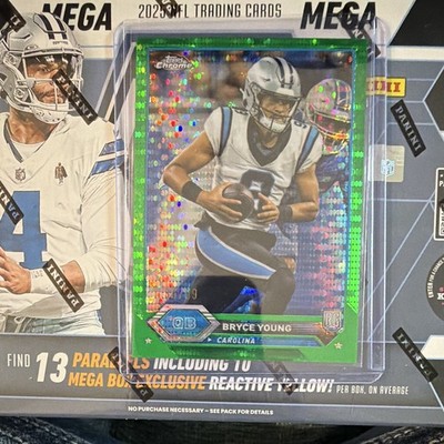 Topps 2023 Composite Bryce Young RC #1 Carolina Panthers Green Refractor 90/99