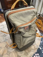 Fishpond Teton Rolling Carry-On Fishing Luggage Bag Green