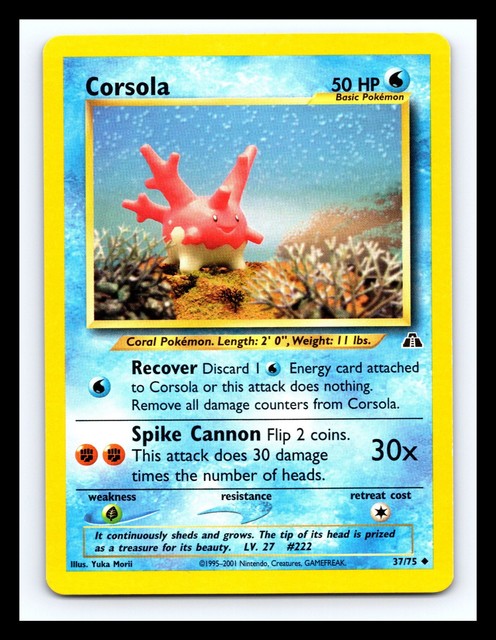 Corsola #37 (Neo Discovery (2001))